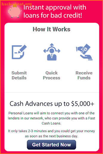 Personal Loans for Bad Credit 💲 Fast Cash Advance screenshot
