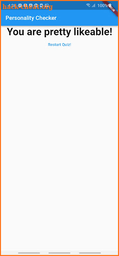 Personality Checker screenshot