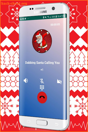 Personalized Call From Dabbing Santa Claus - Prank screenshot