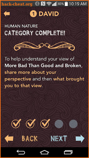 Perspective Cards screenshot