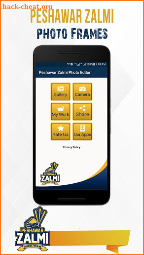 Peshawar Zalmi Photo Editor screenshot