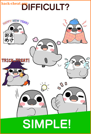 Pesoguin Stickers Free screenshot