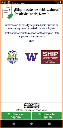 Pesticide Labels, Now!™ Washington State screenshot