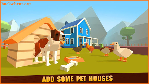 Pet Animal Farm Building Craft screenshot