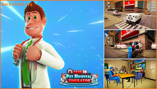 Pet Animal Hospital Simulator 2020- 3D Doctor Game screenshot