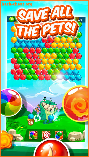 Pet Dragon World Adventure 2018 - Bubble Shooter screenshot