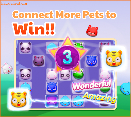 Pet Fight - 😎1v1 battle cute pets puzzle game screenshot