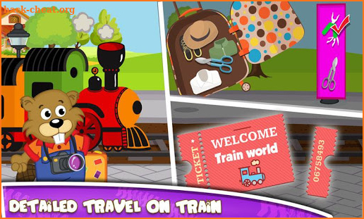 Pet Train Builder: Kids Fun Railway Journey Game screenshot