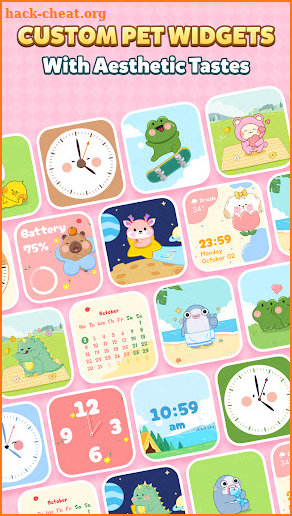 Pet Widget Virtual Pets Screen screenshot