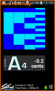 Peterson iStroboSoft Tuner screenshot