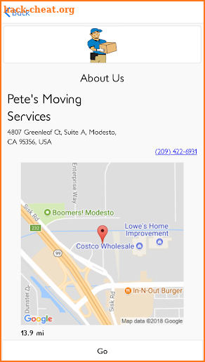 Petes Moving Services screenshot