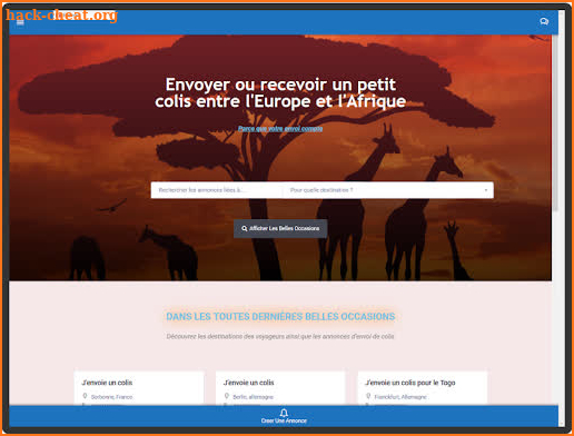 PETITS COLIS ENTRE PARTICULIERS screenshot