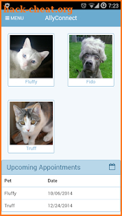 PetPage screenshot