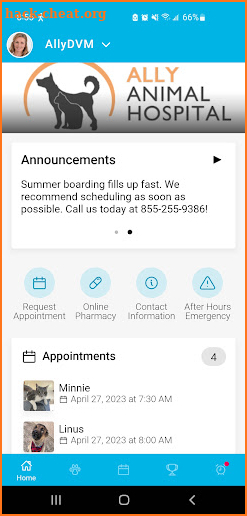 PetPage by AllyDVM screenshot
