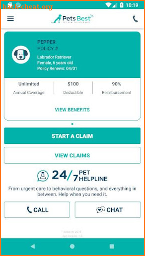 Pets Best Pet Health Insurance screenshot