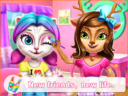 Pets High7- Girl's Spa Salon Battle screenshot