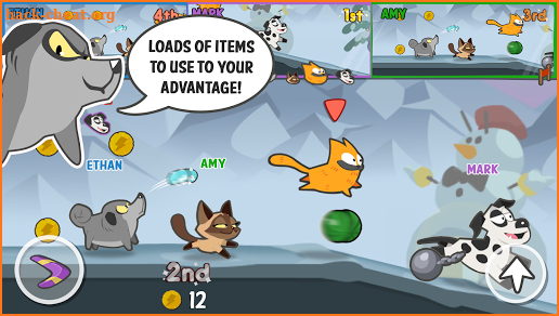 Pets Race - Fun Multiplayer PvP Online Racing Game screenshot