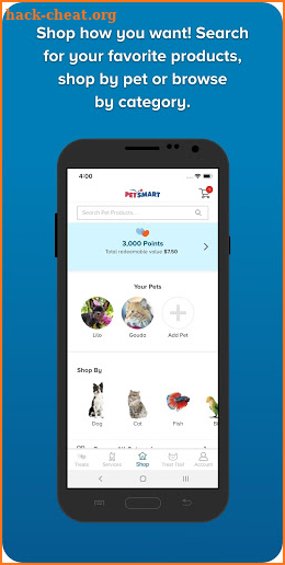 PetSmart screenshot