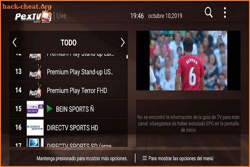 PexTV screenshot