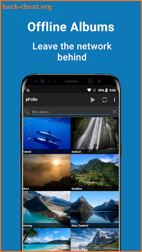 pFolio - Google Photos Gallery and Uploader screenshot