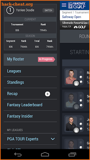 PGA TOUR Fantasy Golf screenshot