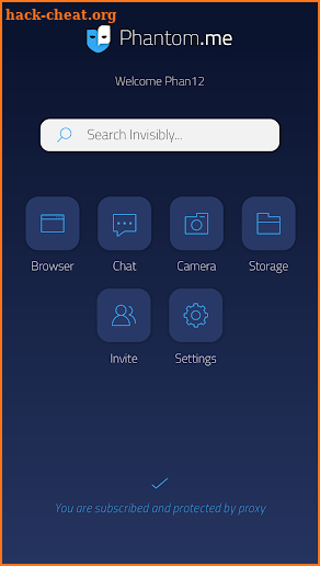 Phantom.me mobile privacy: Stop hiding. Disappear. screenshot