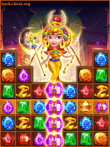 Pharaoh King Jewels Crush screenshot