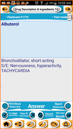 Pharmacology Drugs Classification & Dosage Review screenshot