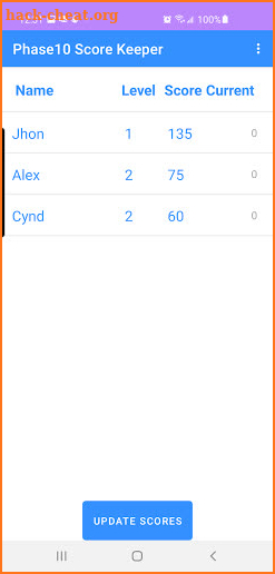 Phase10 Score Keeper screenshot