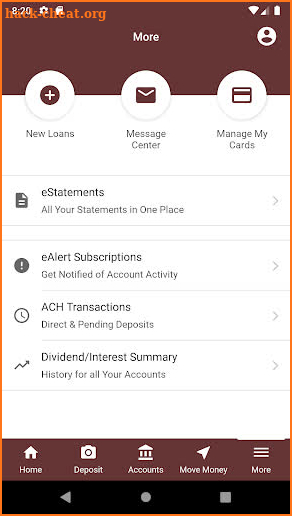 Pheple Federal Credit Union screenshot