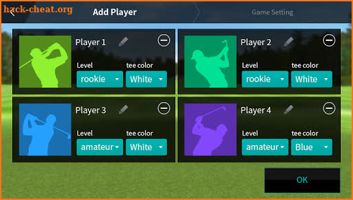 PhiGolf screenshot