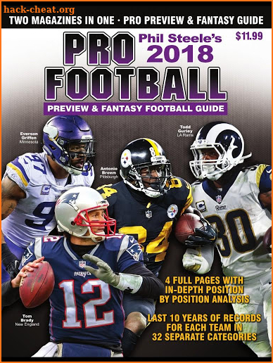 Phil Steele's Pro Football Mag screenshot