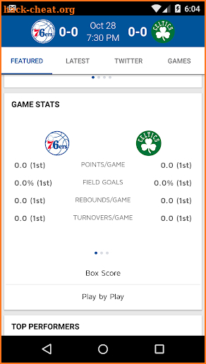 Philadelphia 76ers screenshot