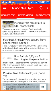 Philadelphia Flyers All News screenshot