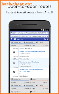 Philadelphia Transit - Offline SEPTA and maps screenshot