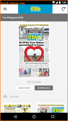 Philippine STAR screenshot