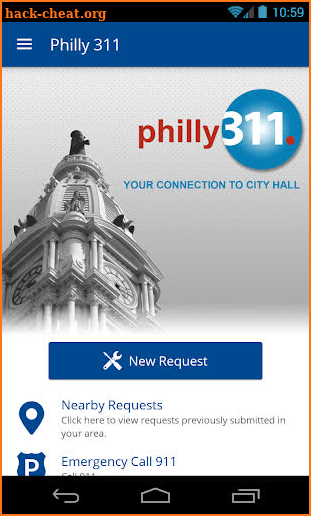 Philly 311 screenshot