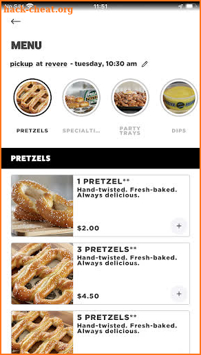 Philly Pretzel Factory screenshot