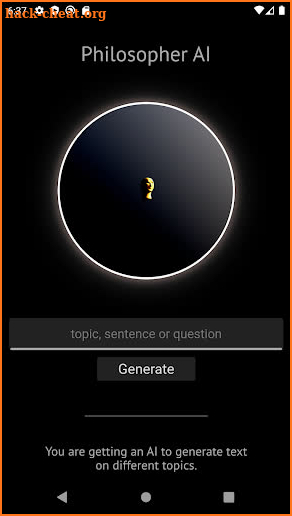 Philosopher AI screenshot