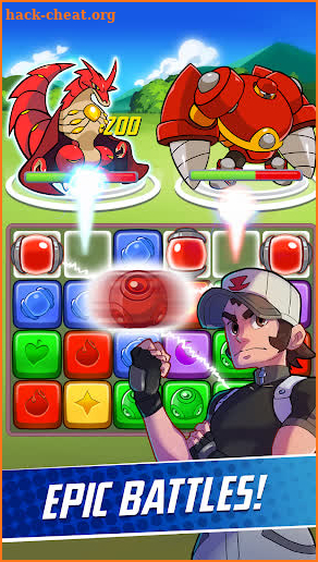 Phoenix Rangers: Puzzle RPG screenshot