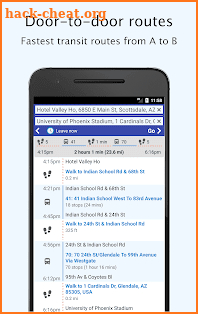 Phoenix Transit: Offline Valley departures & maps screenshot