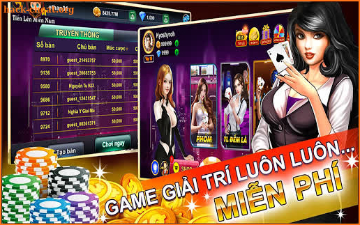 Phỏm online 2019 - tá lả - đánh phỏm - tala screenshot