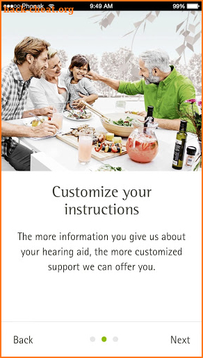 Phonak Guide screenshot