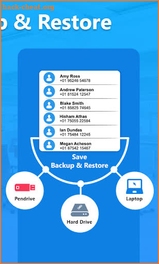 Phone Book Contact : Backup & Restore screenshot