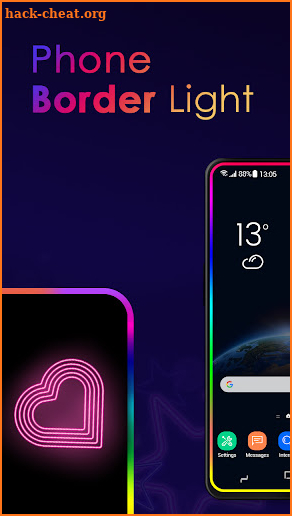 Phone Border Light Wallpaper screenshot