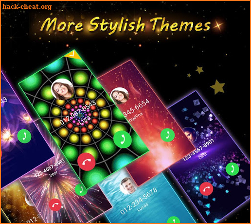 Phone Caller Screen - Color Call Flash Theme screenshot