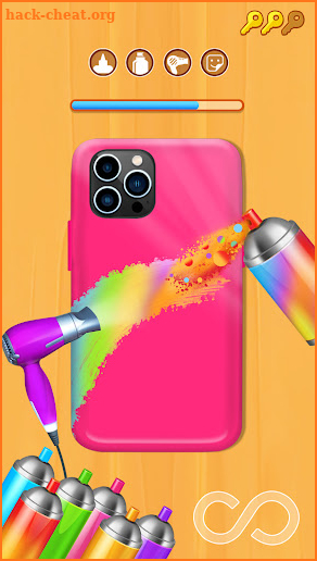 Phone Case Maker: Tie Dye Game screenshot