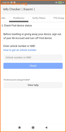 Phone INFO ( Xiaomi ) screenshot