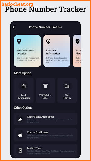 Phone Number Tracker screenshot