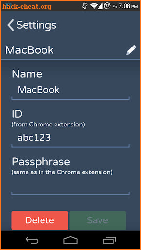 Phone to Chrome Pro screenshot